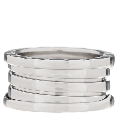 Bulgari 18K White Gold B.Zero1 Four-Band Ring 53 6.25 3 of 4