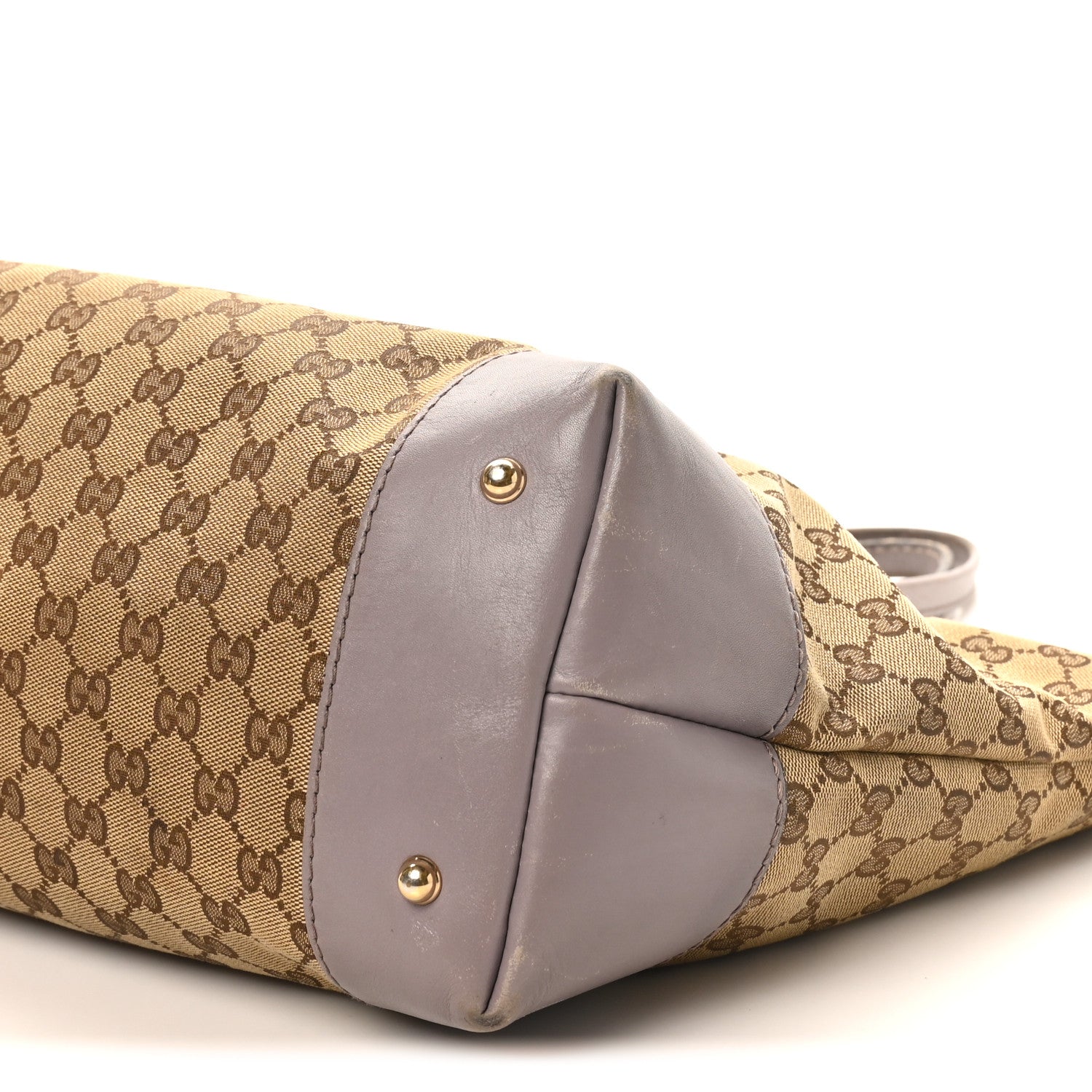 Gucci Monogram Large Heart Bit Charm Hobo Purple 9 of 15