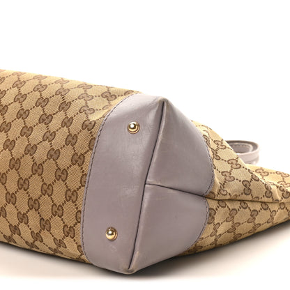 Gucci Monogram Large Heart Bit Charm Hobo Purple 9 of 15