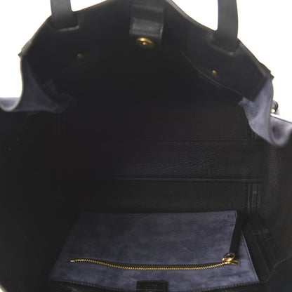 Chloe Smooth Calfskin Medium Milo Shopping Tote Black 5 of 9