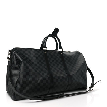 Louis Vuitton Damier Graphite Keepall Bandouliere 55 2 of 7