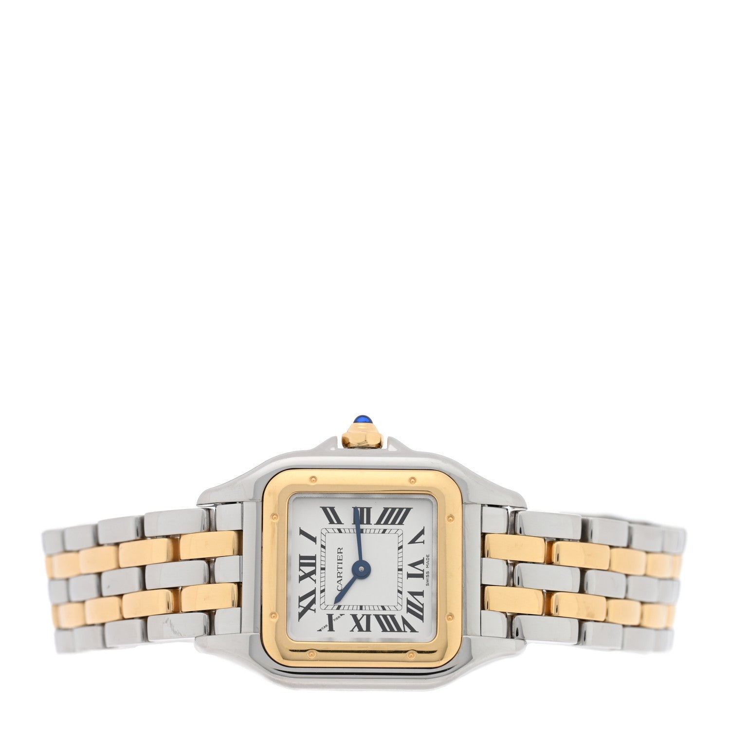 Cartier Stainless Steel 18K Yellow Gold 22mm Panthere Quartz Watch 2 of 5