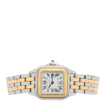 Cartier Stainless Steel 18K Yellow Gold 22mm Panthere Quartz Watch 2 of 5