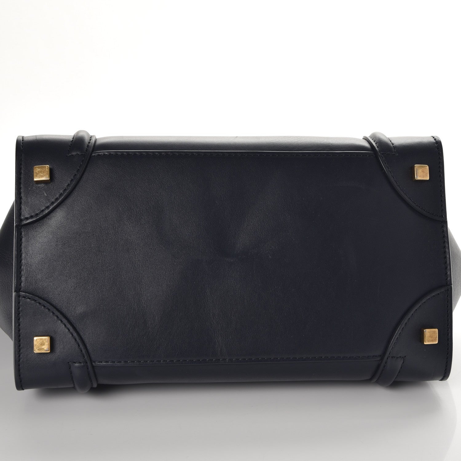 Celine Smooth Calfskin Mini Luggage Navy Blue 8 of 10