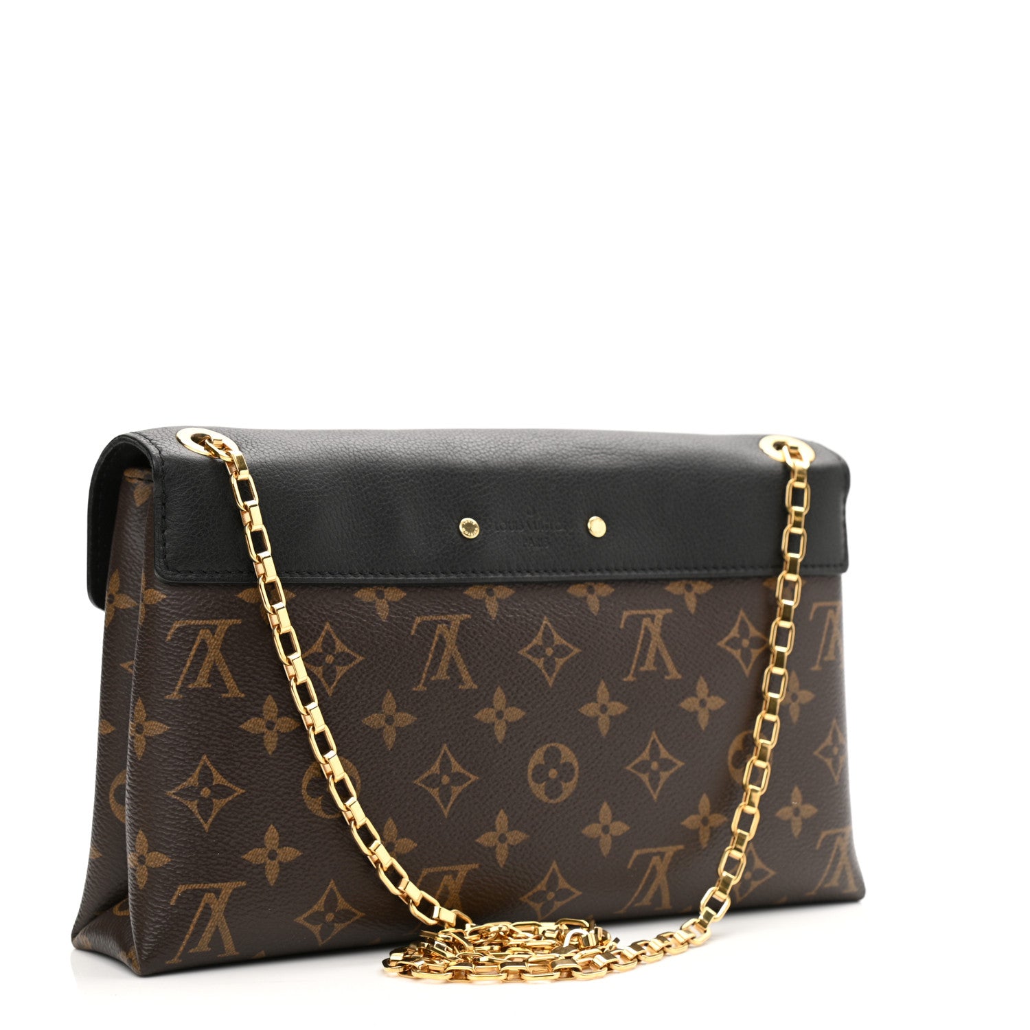 Louis Vuitton Monogram Pallas Chain Black 3 of 10