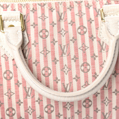Louis Vuitton Mini Lin Croisette Speedy 30 Rouge 13 of 14