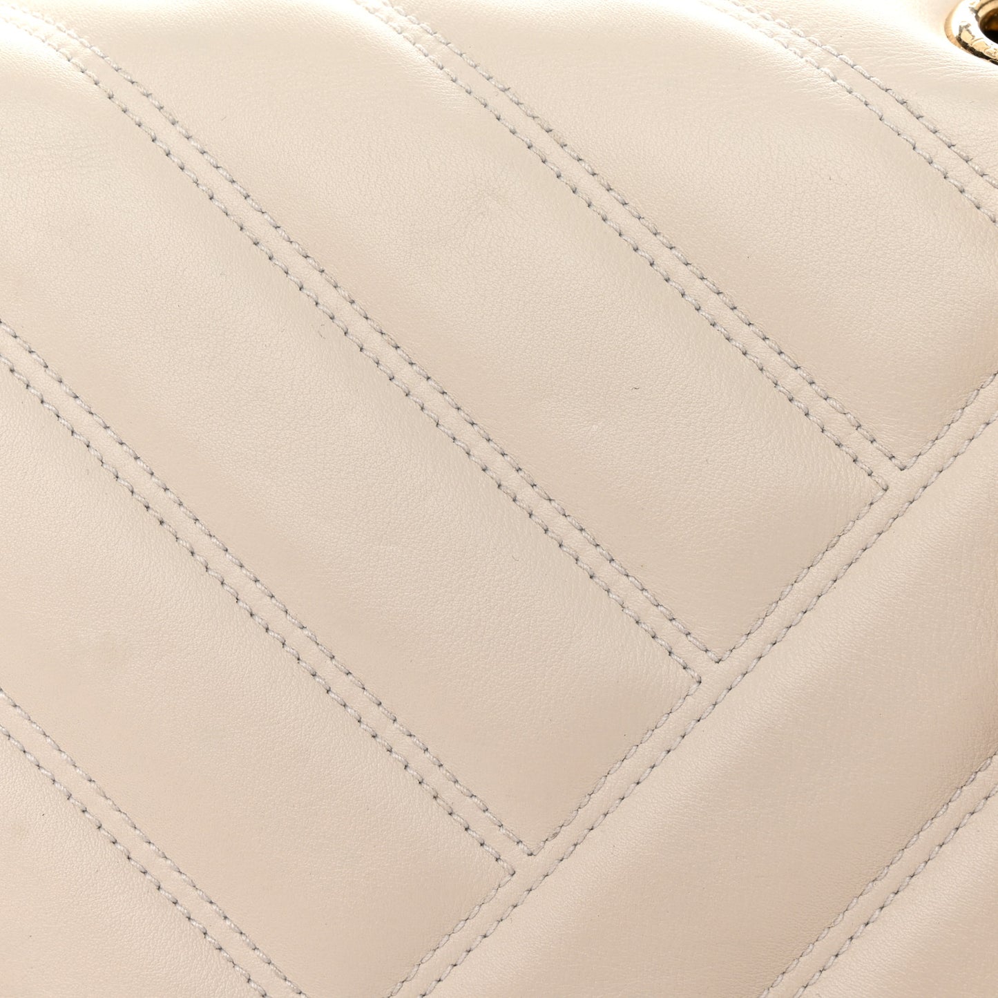 Calfskin Matelasse Small Serpenti Cabochon Shoulder Bag White