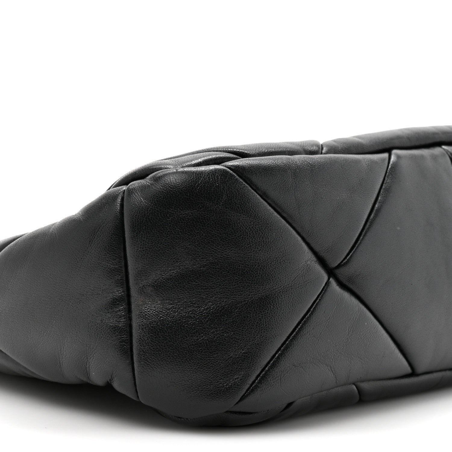 Prada Nappa Triangle Quilted Patchwork System Bag Black 9 of 9