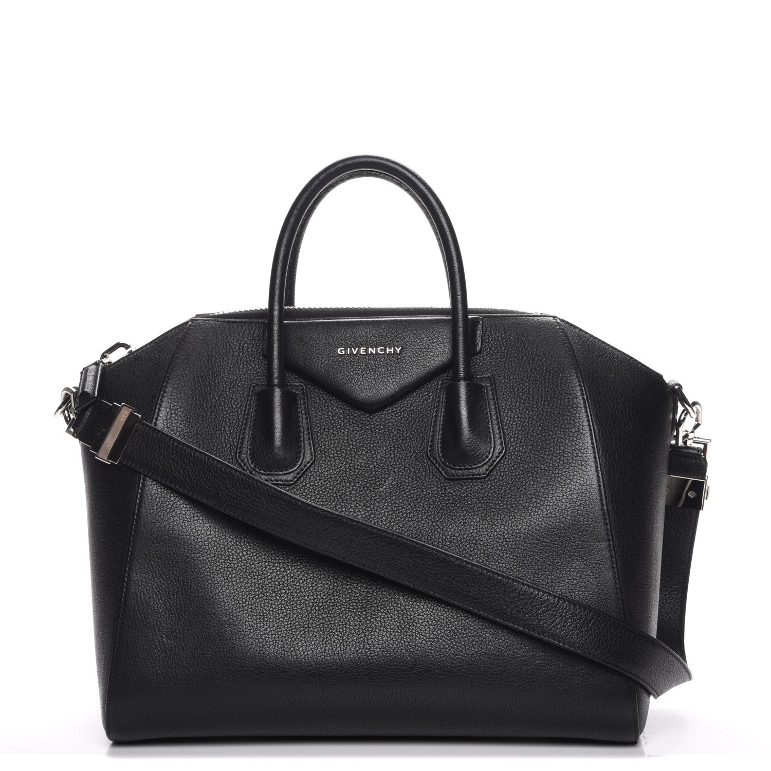 Givenchy Sugar Goatskin Medium Antigona Black 1 of 8