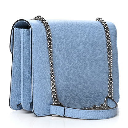 Gucci Dollar Calfskin Small Interlocking G Shoulder Bag Mineral Blue 3 of 11