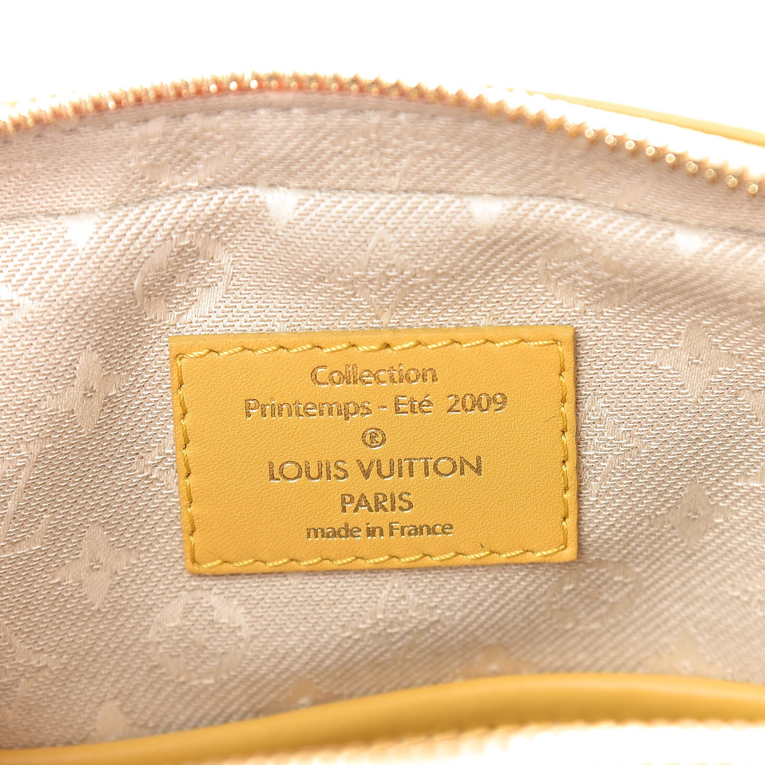 Louis Vuitton Supple Calfskin Paname Take Off Flight Bag Yellow 7 of 14