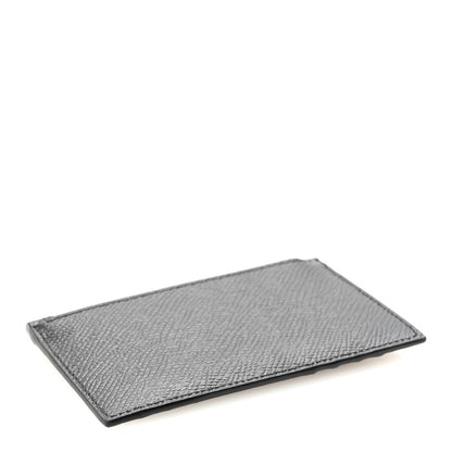 Celine Grained Calfskin Zipped Card Holder Black 4 of 8