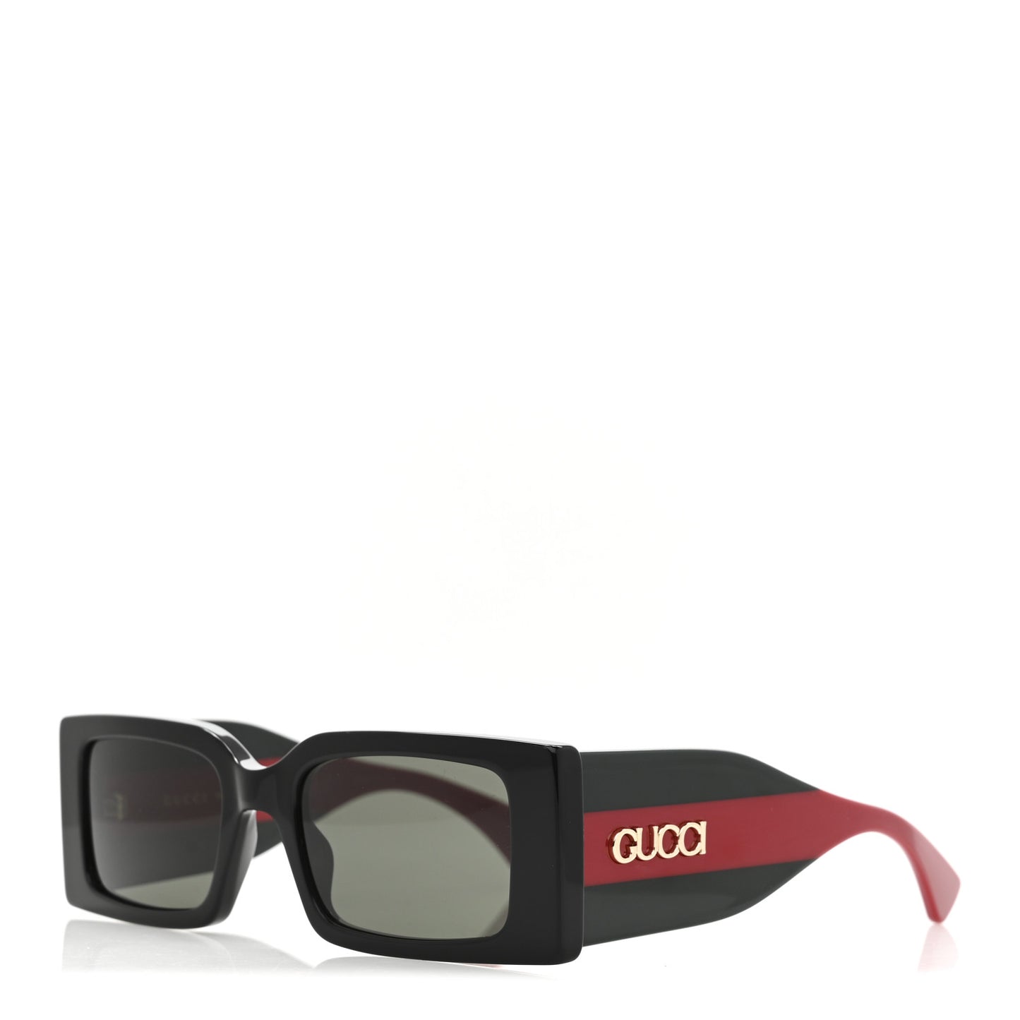 Acetate Web Frame Rectangle Sunglasses GG1860S Black Multicolor