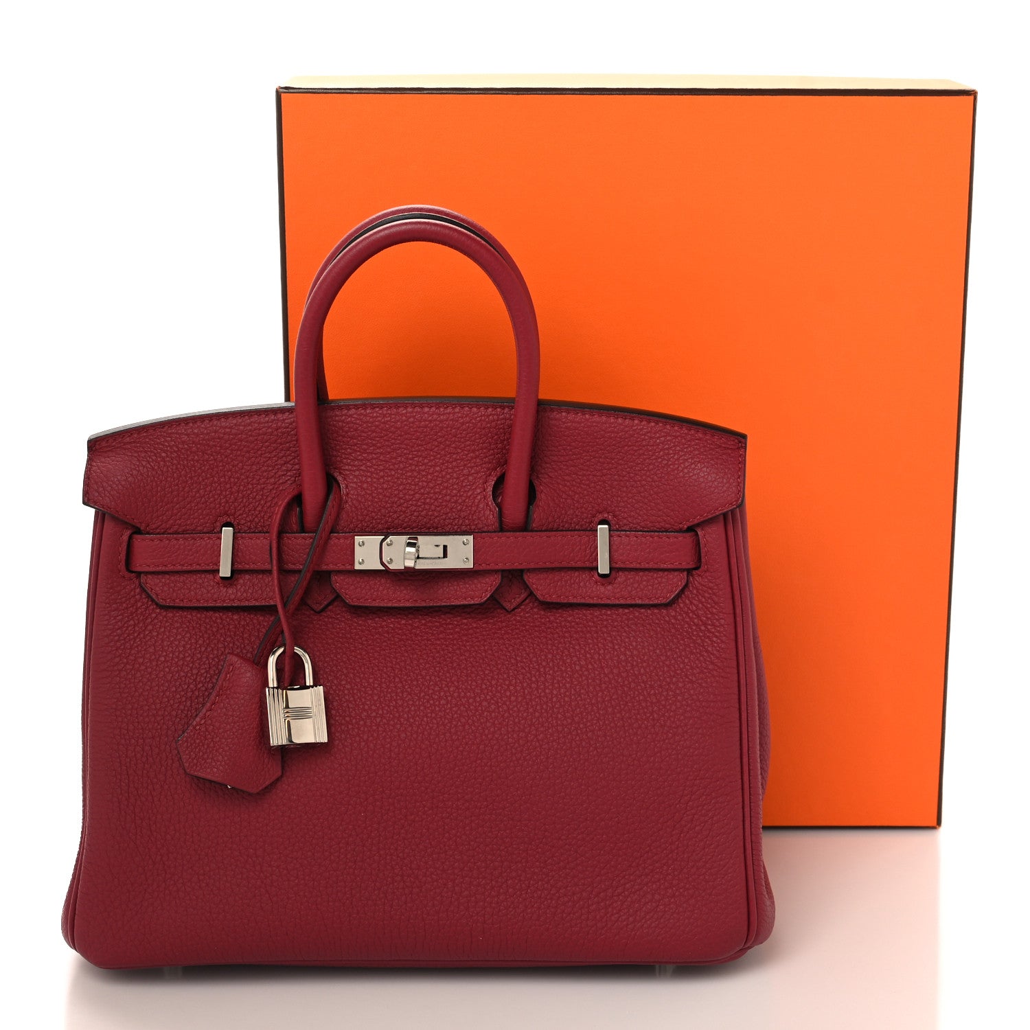 Hermes Togo Birkin 25 Rouge Grenat 13 of 13