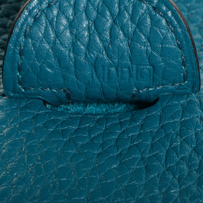 Hermes Taurillon Clemence Evelyne III PM Bleu Izmir 11 of 14