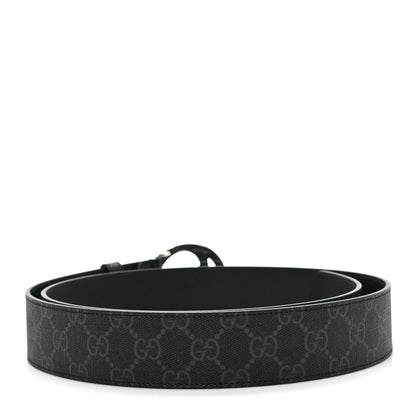 Gucci GG Supreme Monogram Textured Dollar Calfskin Blondie 40mm Belt 110 44 Black 2 of 4