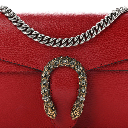 Gucci Dollar Calfskin Swarovski Crystal Small Dionysus Shoulder Bag Hibiscus Red 8 of 11