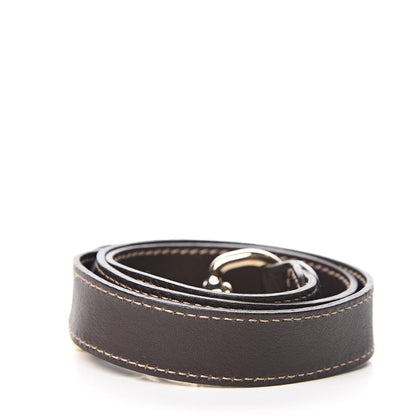 Gucci Calfskin 25mm Shoulder Strap Brown 2 of 3