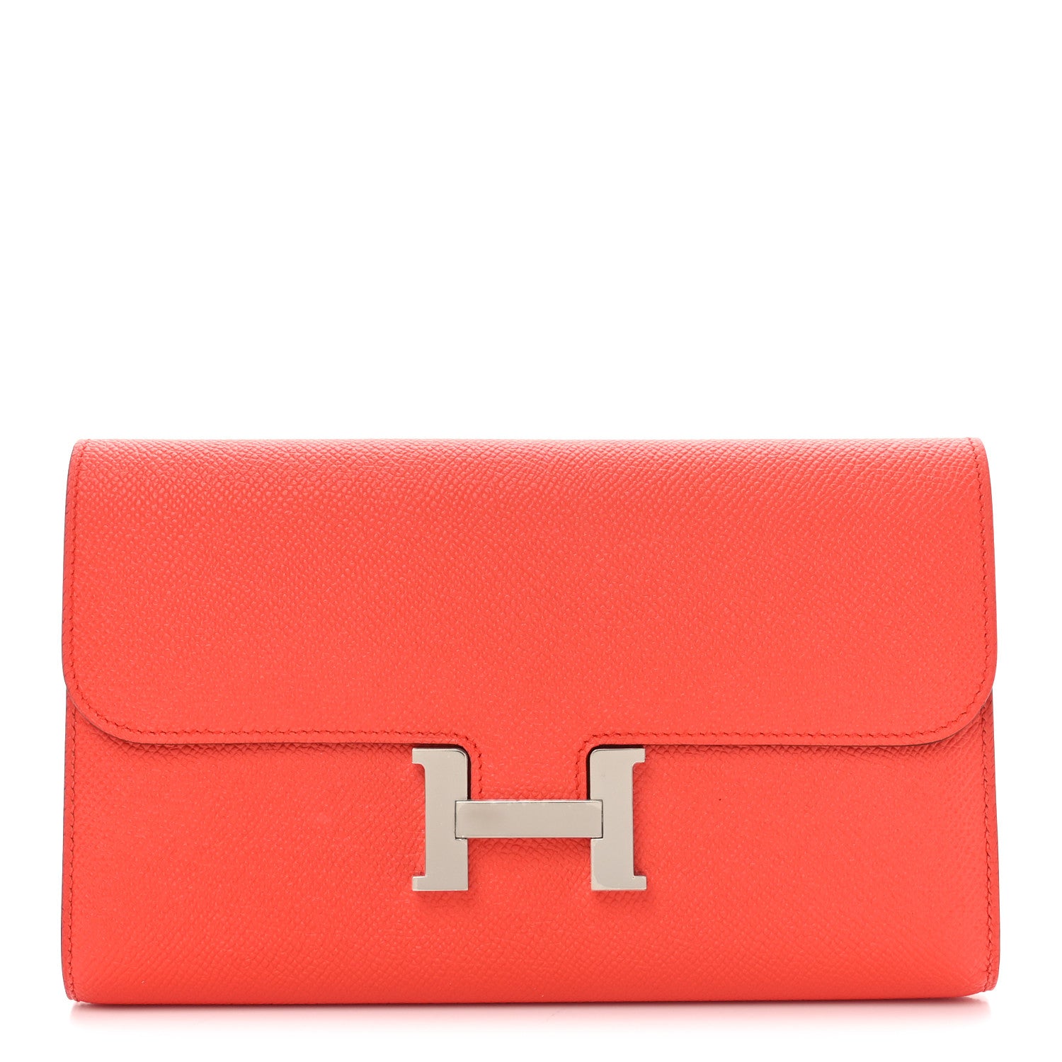 Hermes Epsom Constance Long Wallet Capucine 1 of 9