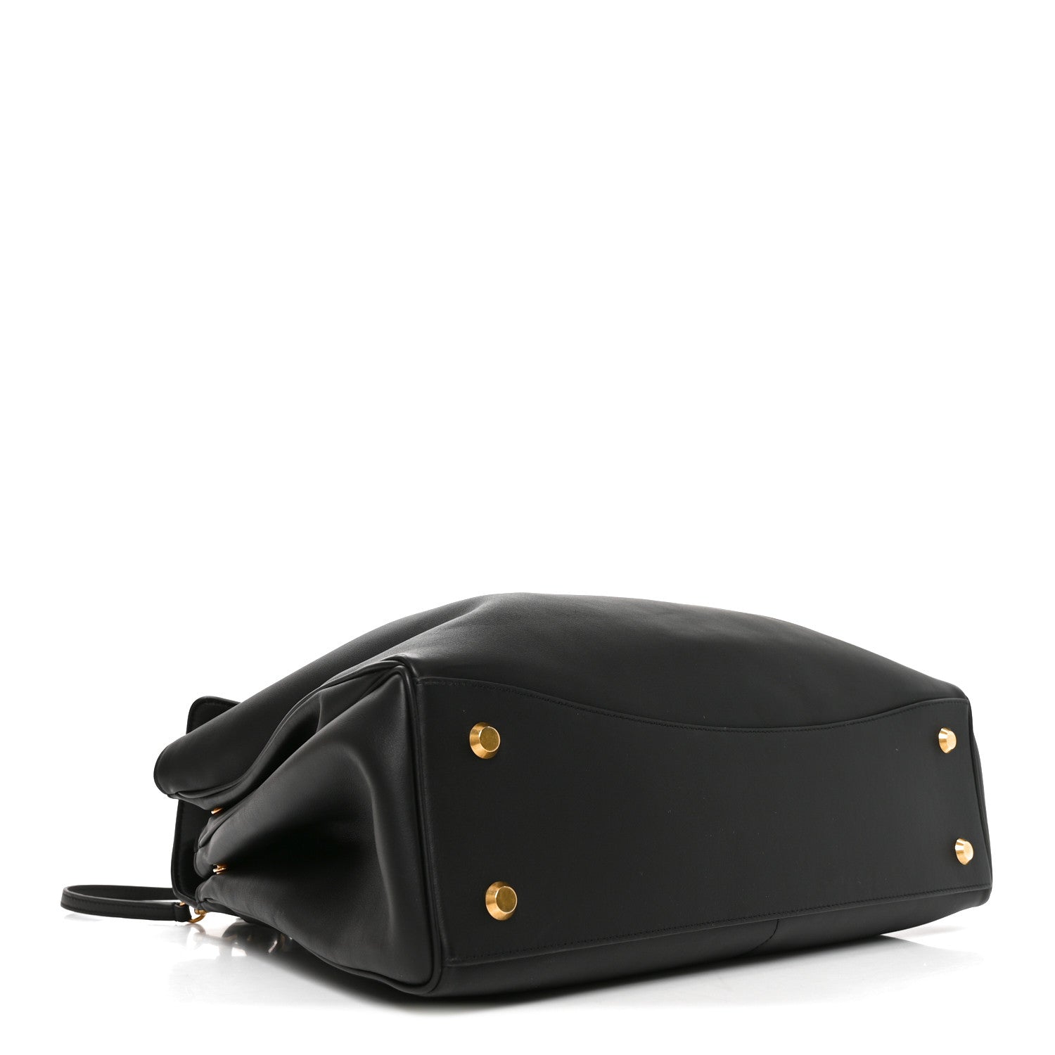 Balenciaga Smooth Calfskin Large Rodeo Top Handle Handbag Black 3 of 8