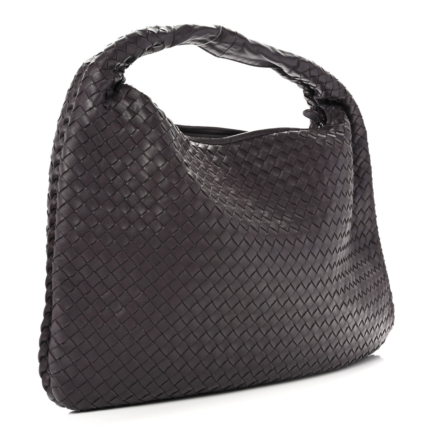 Bottega Veneta Nappa Intrecciato Large Veneta Hobo Ebano 3 of 11