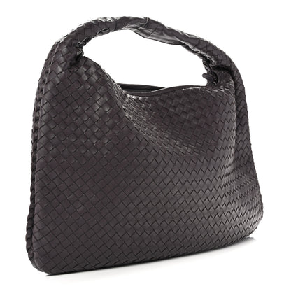 Bottega Veneta Nappa Intrecciato Large Veneta Hobo Ebano 3 of 11