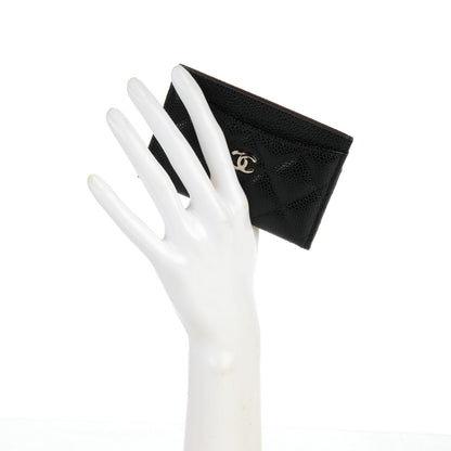 Chanel Caviar Quilted Card Holder Black 2 of 8