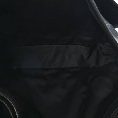 Saint Laurent Grained Lambskin Monogram Oversized Niki Chain Satchel Black 5 of 10