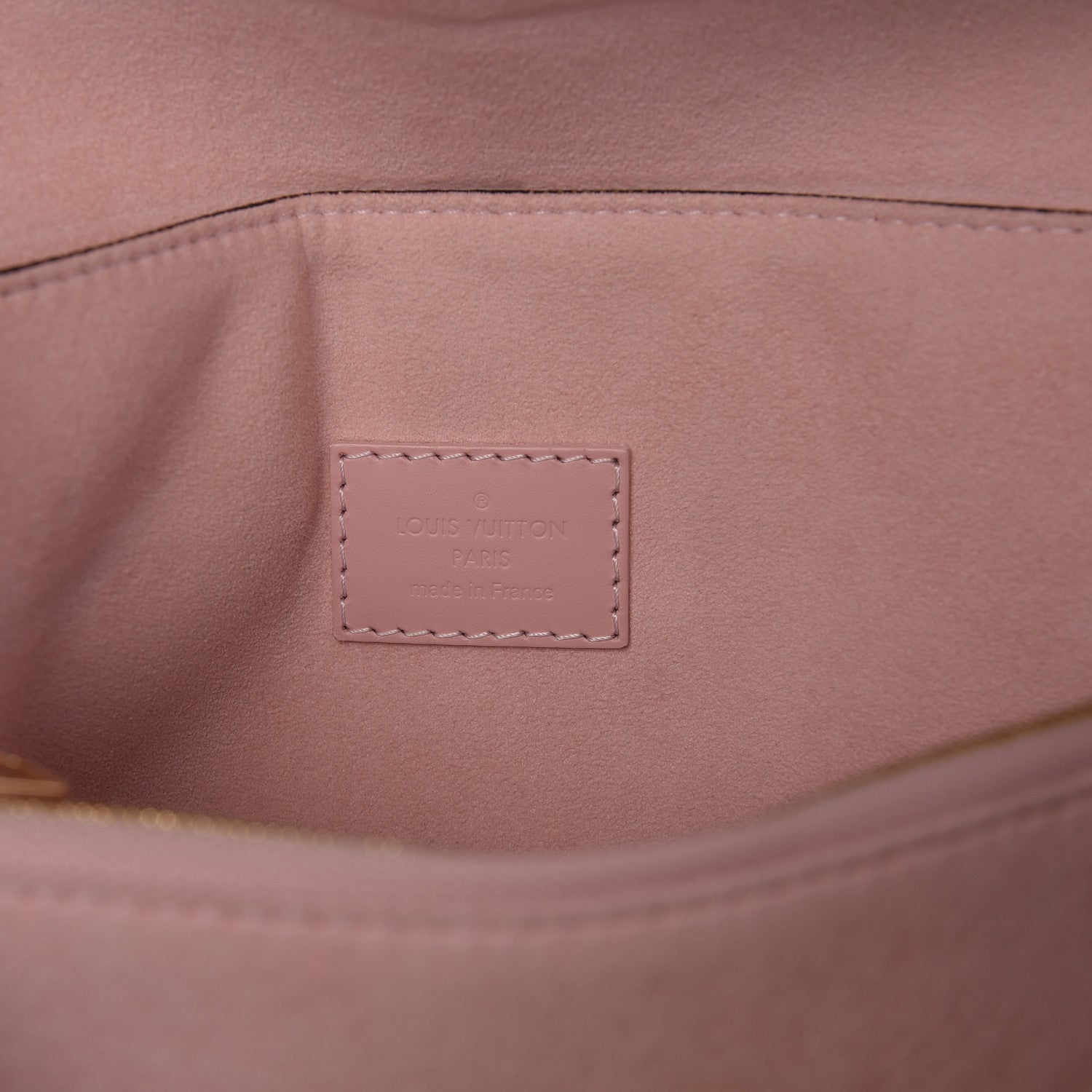 Louis Vuitton Damier Ebene Caissa Clutch Rose Ballerine 6 of 6