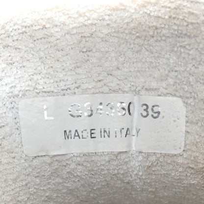 Chanel Velour Tweed CC Sneakers 39 White 6 of 12