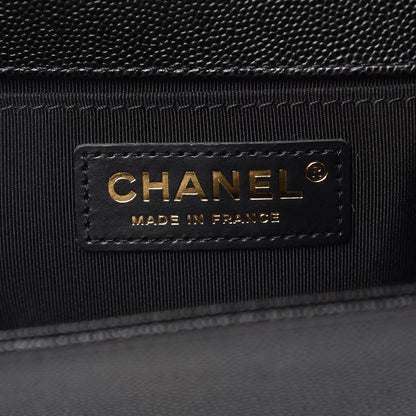 Chanel Caviar Quilted Medium Boy Flap Black 6 of 9