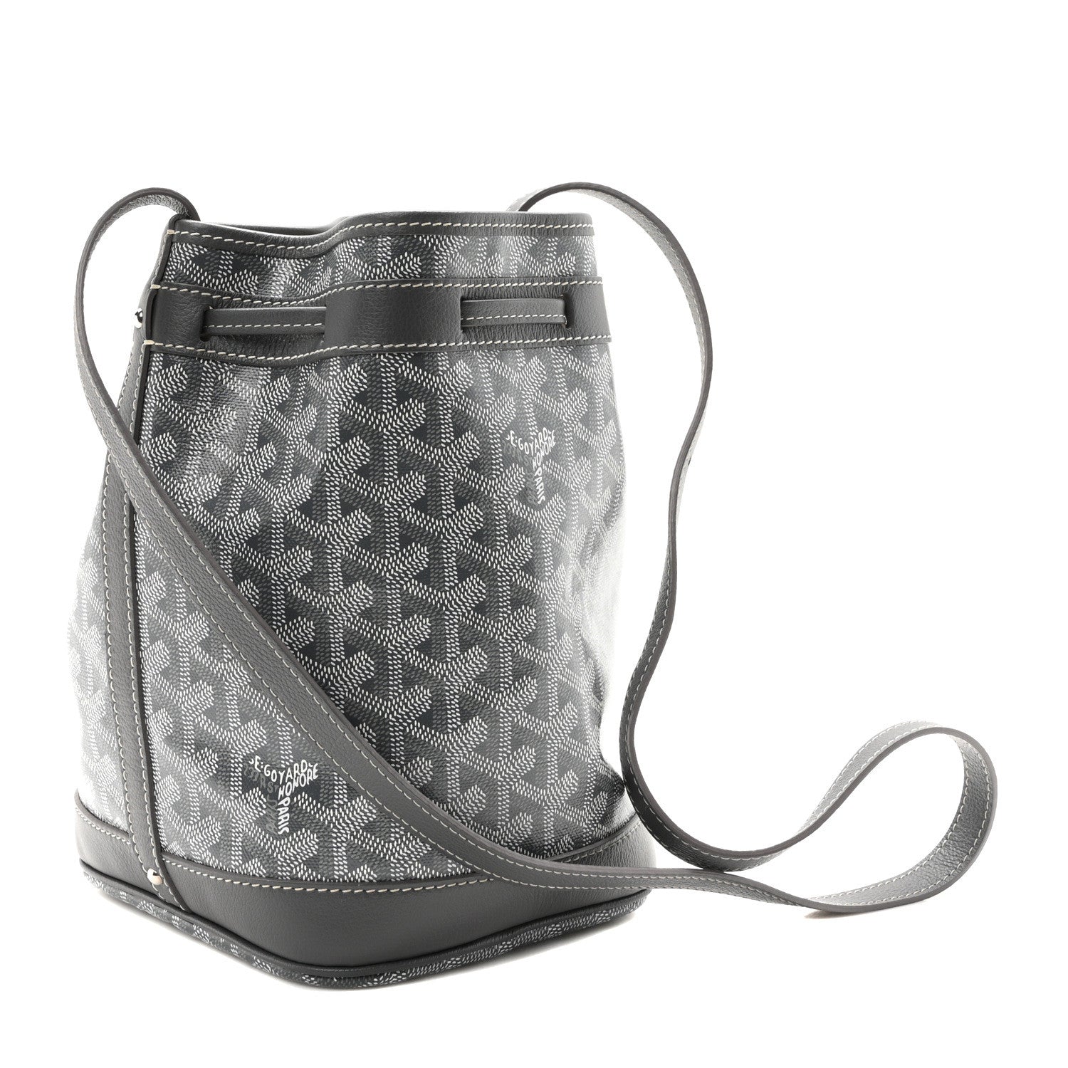 Goyard Goyardine Petit Flot Bucket Bag PM Grey 3 of 9