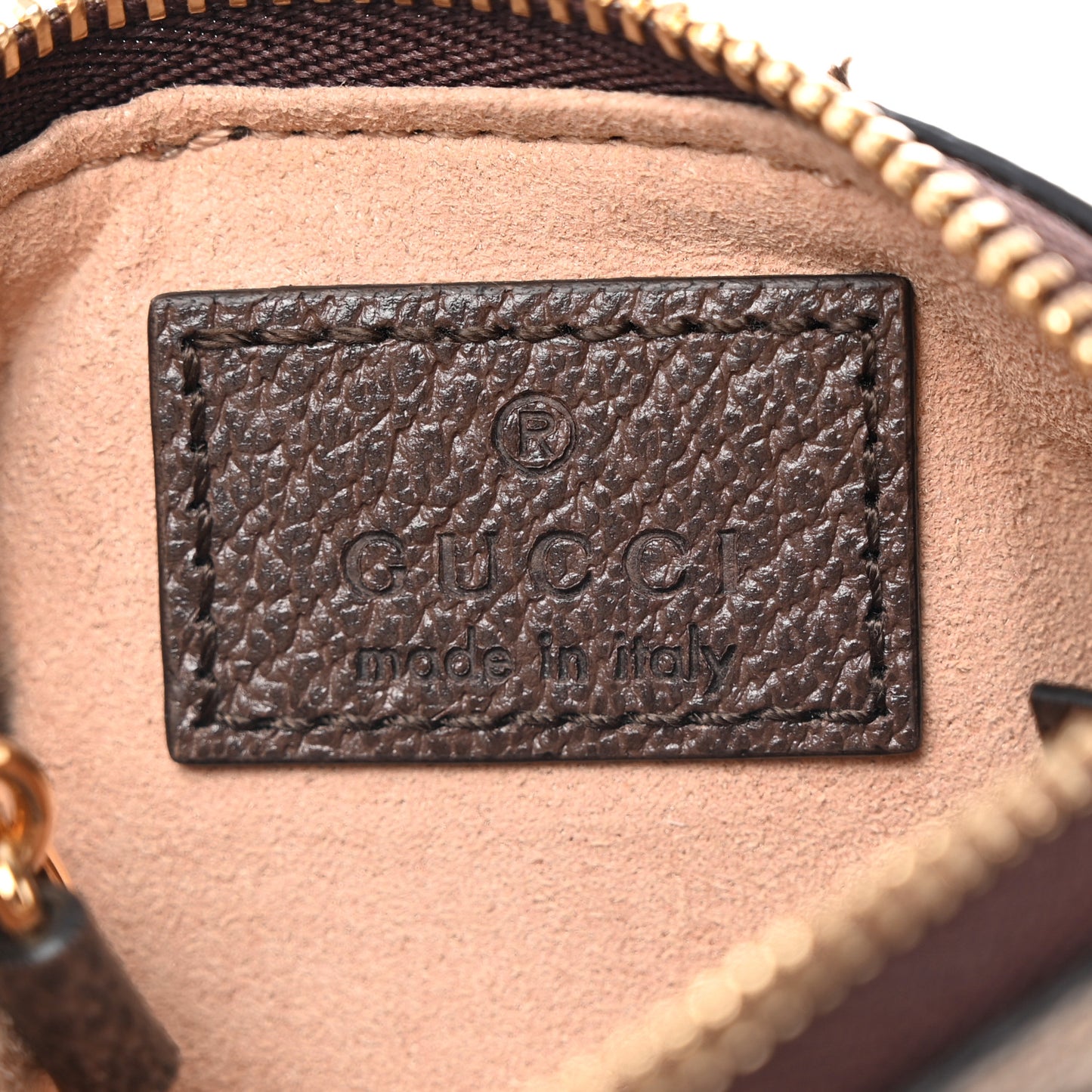 GG Supreme Monogram Web Ophidia Key Case Beige New Acero