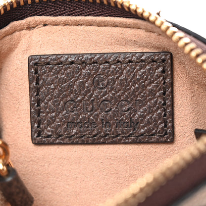 Gucci GG Supreme Monogram Web Ophidia Key Case Beige New Acero 7 of 8