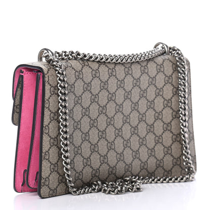 Gucci GG Supreme Monogram Small Dionysus Shoulder Bag Pink 2 of 4