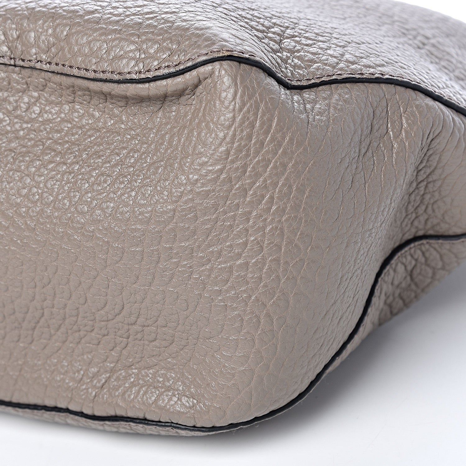 Burberry Heritage Grain Medium Orchard Bowling Bag Pale Taupe 12 of 12