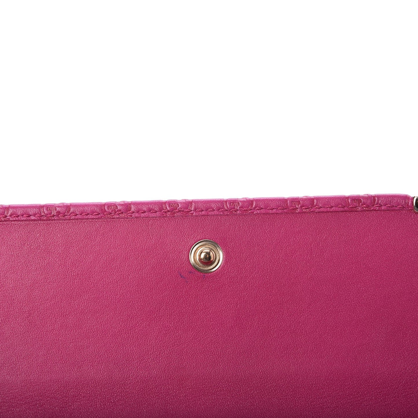 Soft Microguccissma Dice Continental Flap Wallet Bright Bouganville