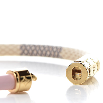 Louis Vuitton Damier Azur Daily Confidential Bracelet 17 Pink 4 of 5
