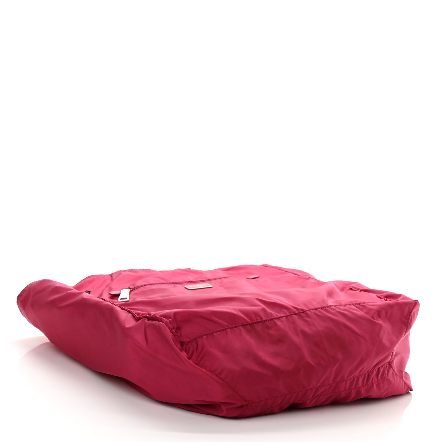 Tessuto Nylon Floral Print BYOBag Shopping Tote Fuxia
