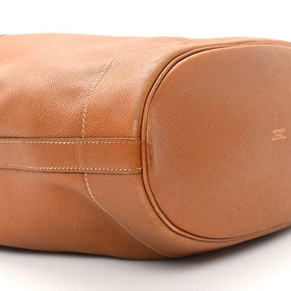 Hermes Courchevel Market Drawstring Bag 28 Gold 8 of 12