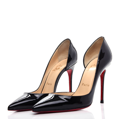 Christian Louboutin Patent Iriza 100 Pumps 37 Black 3 of 12
