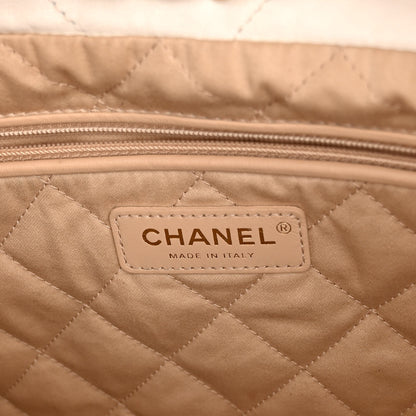Chanel Shiny Calfskin Quilted Small Chanel 22 White 7 of 11
