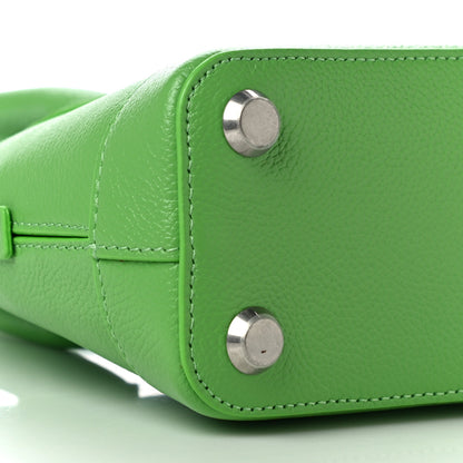 Balenciaga Grained Calfskin XXS Ville Top Handle Bag Light Green Fuchsia 8 of 9