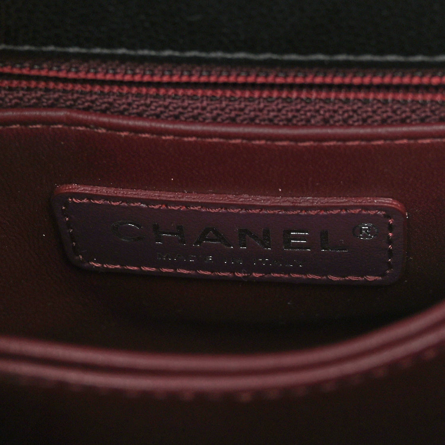 Chanel Caviar Chevron Quilted Extra Mini Coco Handle Flap So Black 6 of 10
