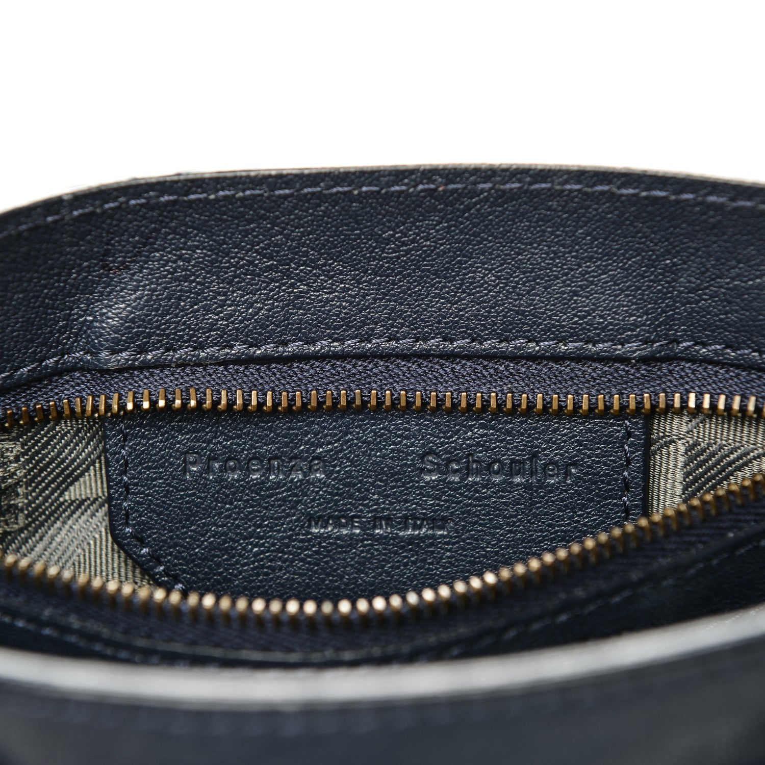 Proenza Schouler Lambskin PS1 Mini Pouch Messenger Midnight 7 of 8