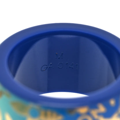 Louis Vuitton Resin Tropical Cocktail Ring Blue M 50 5.5 4 of 5
