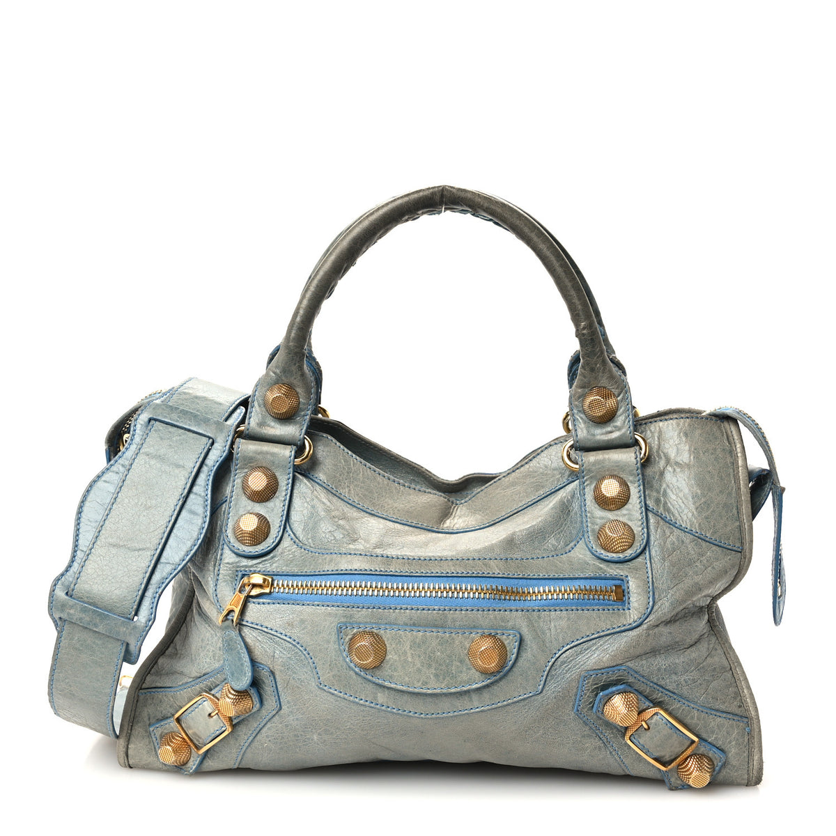 Balenciaga Agneau Giant 21 Gold Hardware City Sky Blue 1 of 12
