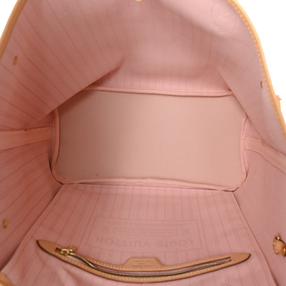 Louis Vuitton Damier Azur Neo Neverfull MM Rose Ballerine 5 of 9