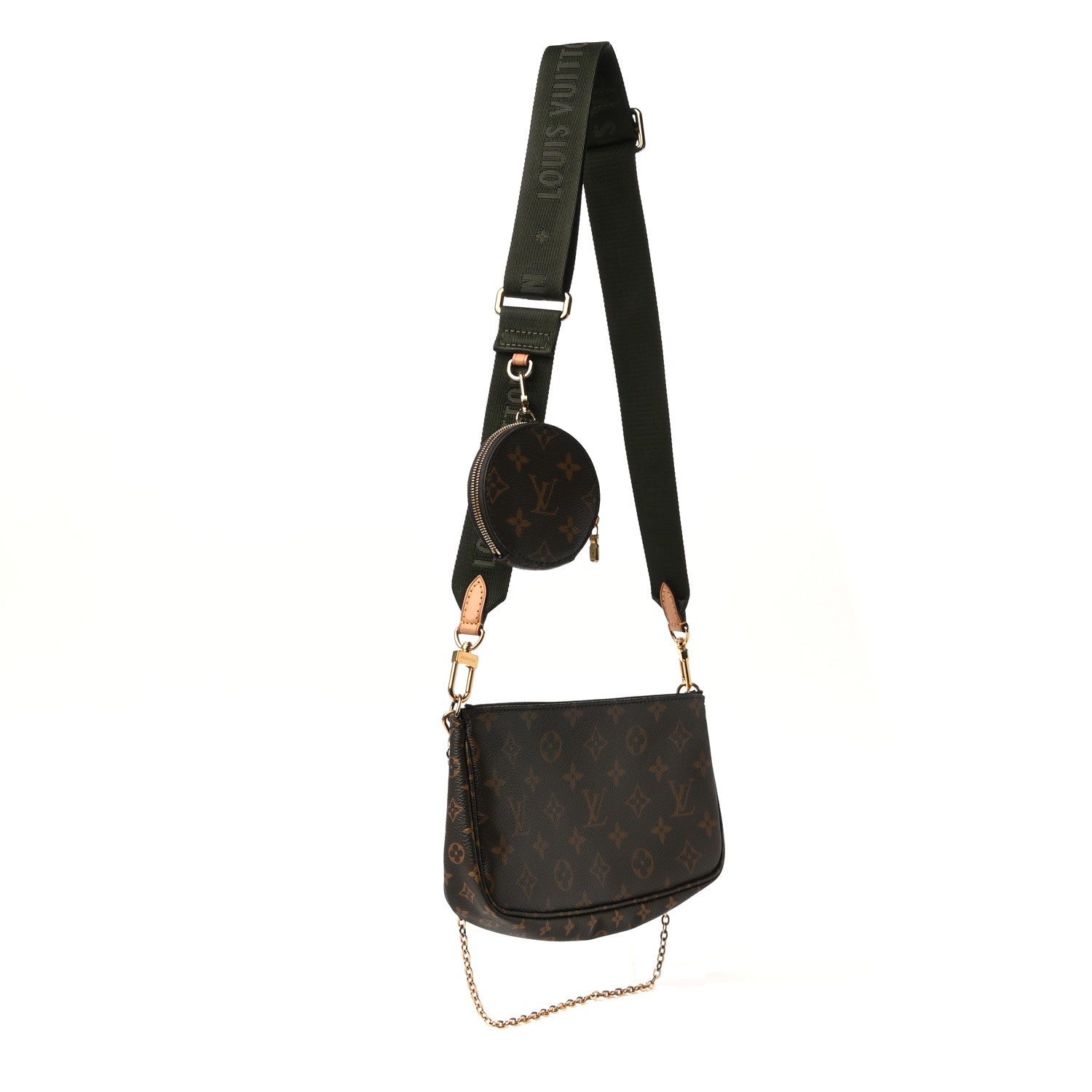 Louis Vuitton Monogram Multi Pochette Accessories Kaki 3 of 14
