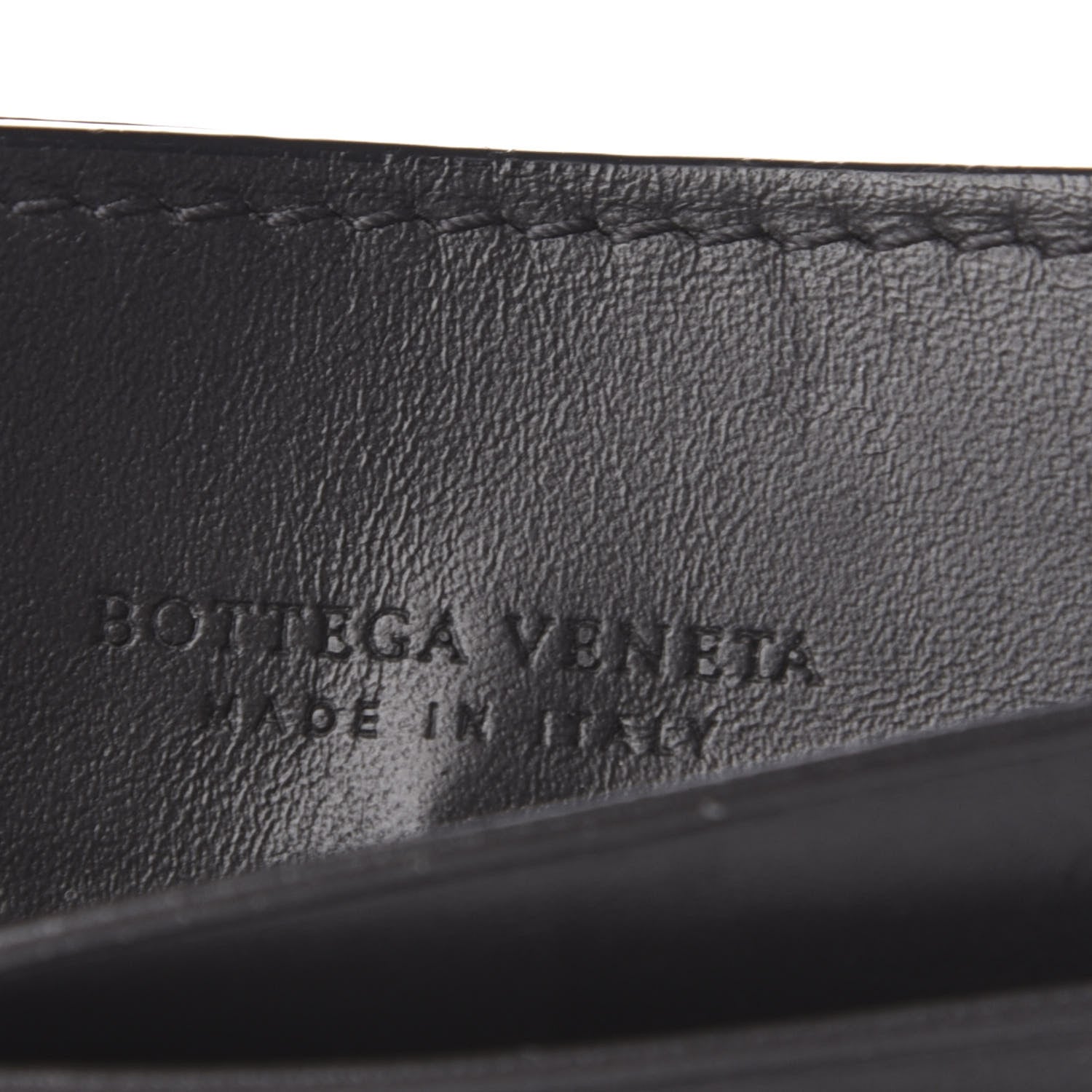 Bottega Veneta Nappa Intrecciato Card Holder Black 6 of 9